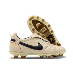 Fotbollsskor Nike Tiempo Legend 10 Elite FG Beige Svart