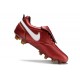 Fotbollsskor Nike Tiempo Legend 10 Elite FG Röd Vit