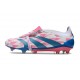 Fotbollsskor Adidas Predator Elite FT Fg Reemergence - Vit Blå Rosa