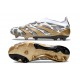 Adidas Predator Elite Laceless FG Guld Vit Grå