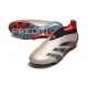 Adidas Predator Elite Laceless FG Vivid Horizon - Silver Röd Svart