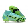 Nike Mercurial Superfly 8 Elite SG-Pro AC Blå Grön